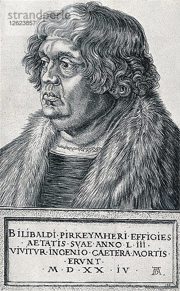 Willibald Pirckheimer  1524 (1906). Künstler: Albrecht Dürer.