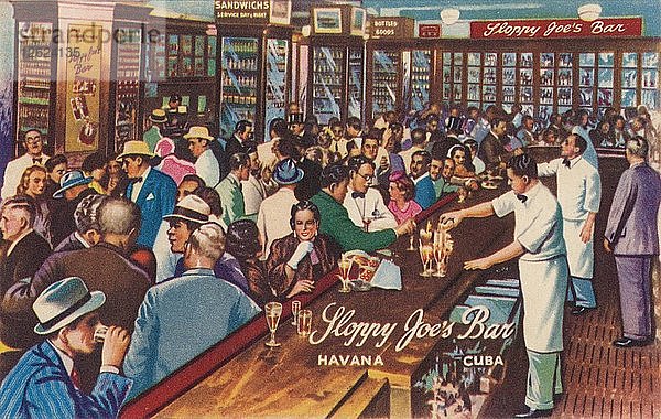 Sloppy Joes Bar  Havanna  Kuba  1951. Künstler: Unbekannt