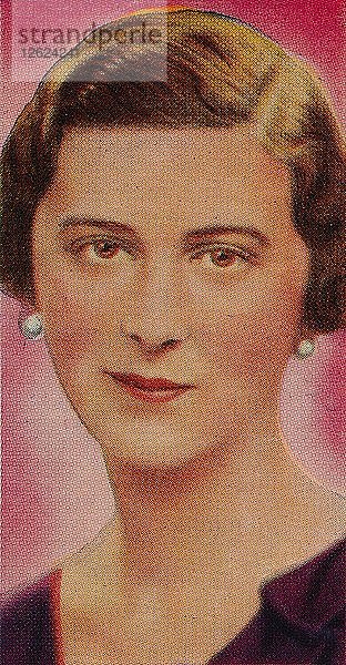 Die Herzogin von Kent  1935. Künstler: Unbekannt.