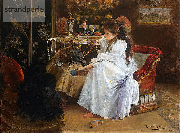De soirée. Künstler: Ribera  Romà (1876-1931)