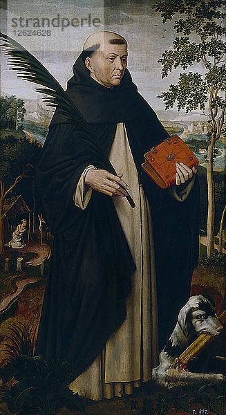 Der Heilige Dominikus. Künstler: Benson  Ambrosius (1495-1550)