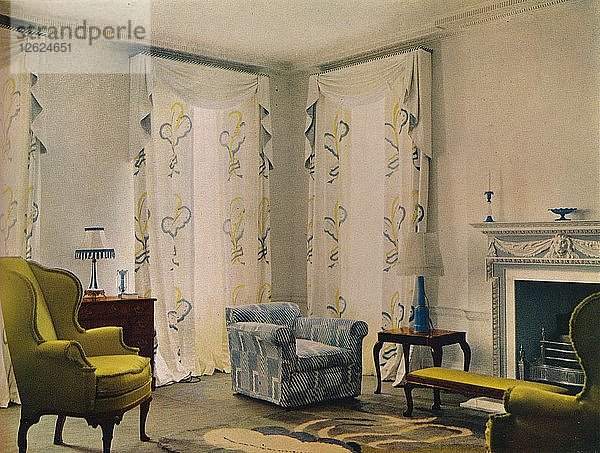 Morgenzimmer im Haus von Herrn Vestey in der 9 Templewood Avenue  Hampstead  London  1932. Künstler: Unbekannt.