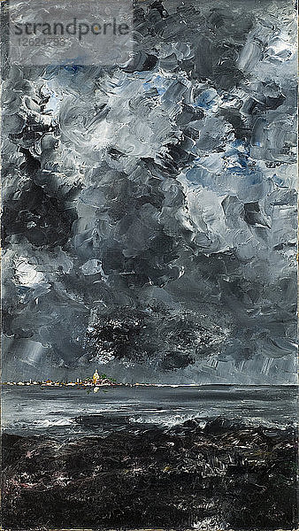Die Stadt. Künstler: Strindberg  August (1849-1912)