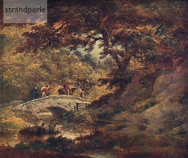 Eine Waldszene  um 1795. Künstler: George Morland.