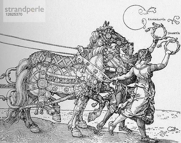 Der große Triumphwagen Kaiser Maximilians  (1523)  1906. Künstler: Albrecht Dürer