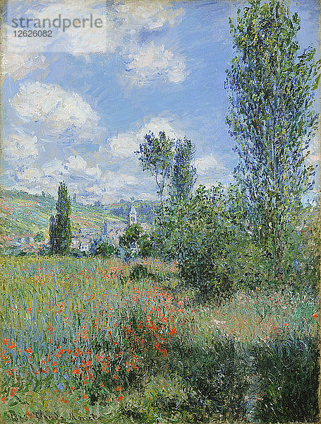 Ansicht von Vétheuil. Künstler: Monet  Claude (1840-1926)