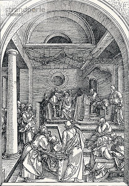 Christus unter den Ärzten  1506 (1906). Künstler: Albrecht Dürer.