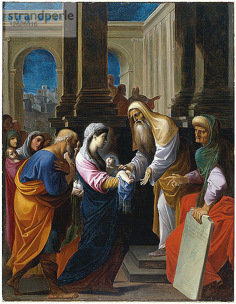Die Präsentation im Tempel. Künstler: Carracci  Lodovico (1555-1619)