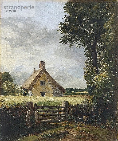 Eine Hütte in einem Kornfeld  1815-1818. Künstler: John Constable.