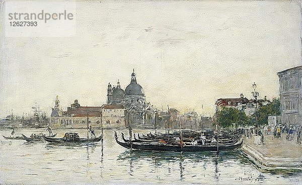 Venedig  der Molo  1895.