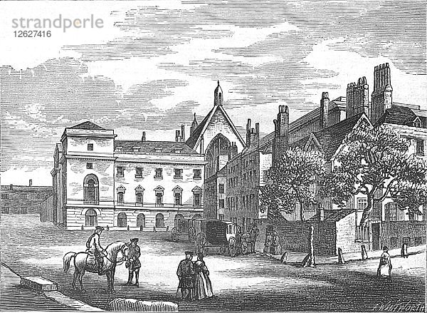Old Palace Yard  1796 (1897). Künstler: Unbekannt.