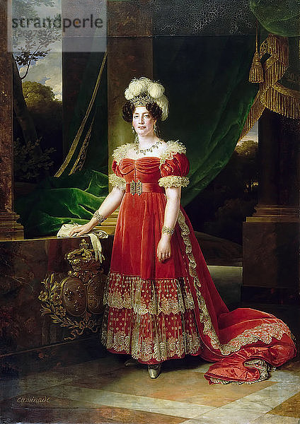 Porträt von Marie Thérèse von Frankreich (1778-1851). Künstler: Caminade  Alexandre-François (1783-1862)