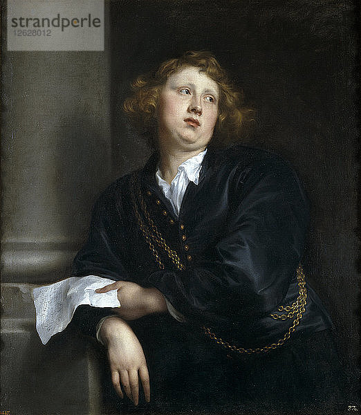 Porträt des Komponisten und Organisten Henricus Liberti (1610-1669). Künstler: Dyck  Sir Anthony van (1599-1641)