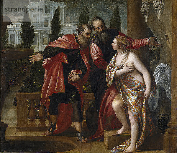 Susannah und die Ältesten. Künstler: Veronese  Paolo (1528-1588)