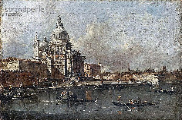 Santa Maria della Salute in Venedig. Künstler: Guardi  Francesco (1712-1793)