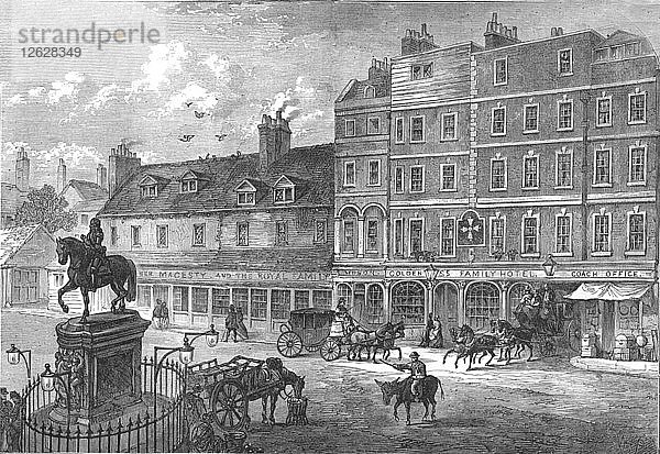 Charing Cross  1750 (1897). Künstler: Cassell & Co  Unbekannt.
