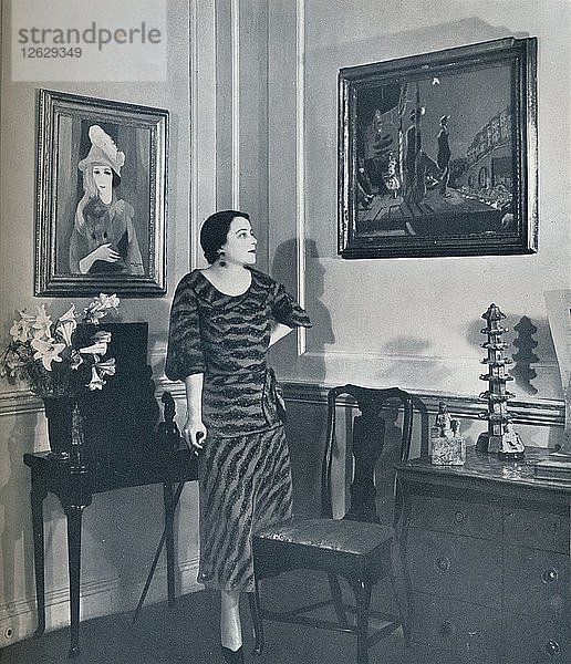 Eine Ecke im Haus von Lady Jowitt  1934. Künstler: Unbekannt.