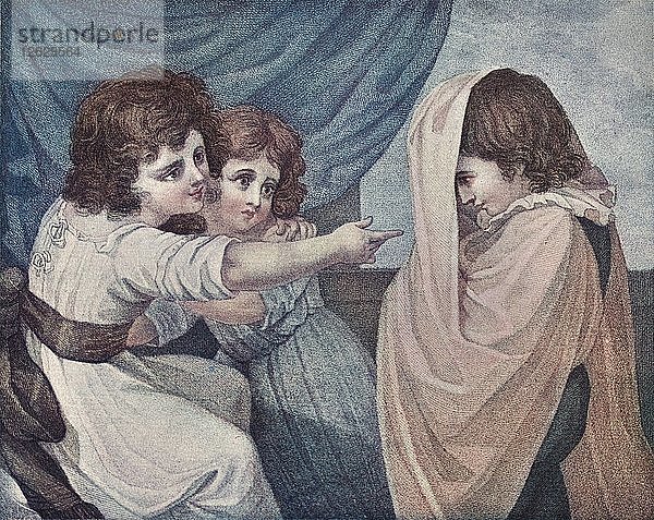 Ein Geist: LApparition  1798  (1905). Künstler: Jacques Bonnefoy