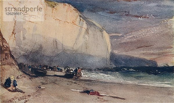 Die Unterklippe  1828  (1924). Künstler: Richard Parkes Bonington