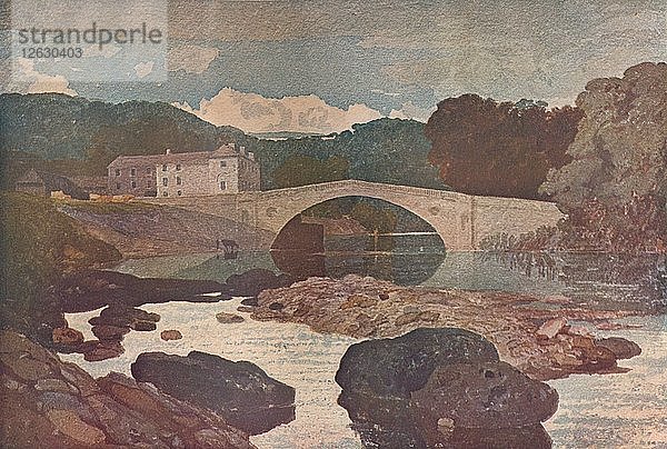Greta-Brücke  um 1807  (1911). Künstler: John Sell Cotman