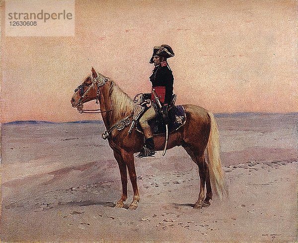 Napoleon in Ägypten  um 19. Jahrhundert. Künstler: Jean Baptiste Edouard Detaille.