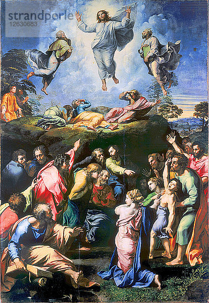 Die Verklärung Christi. Künstler: Raffael (1483-1520)
