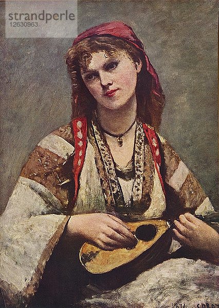 Christine Nilsson  1874 (1935). Künstler: Jean-Baptiste-Camille Corot.