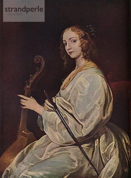 Mary Ruthven  um 1635. Künstler: Otto Limited  Anthony van Dyck.