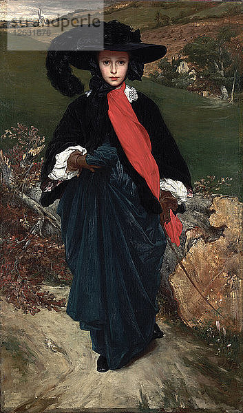 Porträt von May Sartoris. Künstler: Leighton  Frederic  1. Baron Leighton (1830-1896)