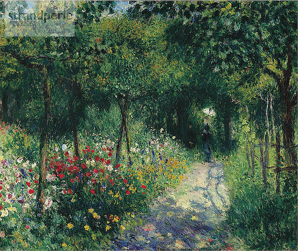 Frauen im Garten  1873. Künstler: Renoir  Pierre Auguste (1841-1919)