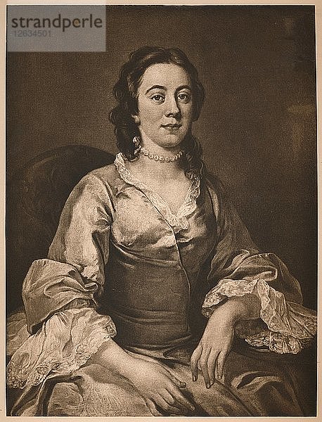 Frances Arnold  1738-1740. Künstler: William Hogarth.
