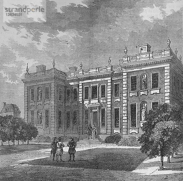 Marlborough House  Westminster  London  um 1710 (1878). Künstler: Unbekannt.
