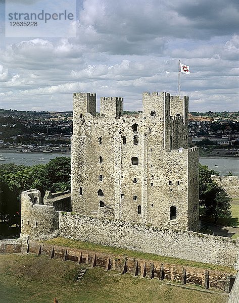 Schloss Rochester  Kent  ca. 2000er Jahre(?). Künstler: Historic England Stabsfotograf.