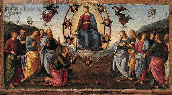 Predella-Tafel des Altarbildes von Fano  1497. Künstler: Raffael (1483-1520)