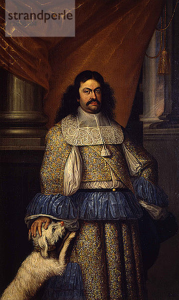 Porträt von Ranuccio II Farnese (1630?1694)  Herzog von Parma. Künstler: Denys  Jakob (1644-1708)