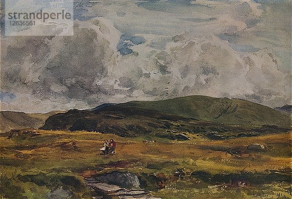 Ein Weg über die Felder  1881. Künstler: Thomas Collier.