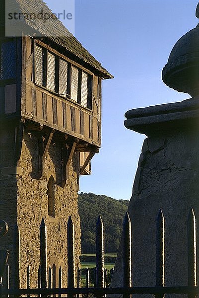 Detail des Nordturms von Stokesay Castle  Shropshire  2005. Künstler: Unbekannt.