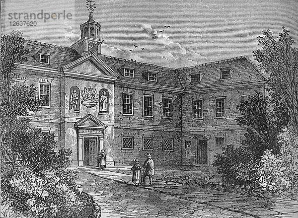 The Grey Coat School  Westminster  London  um 1850 (1878). Künstler: Unbekannt.