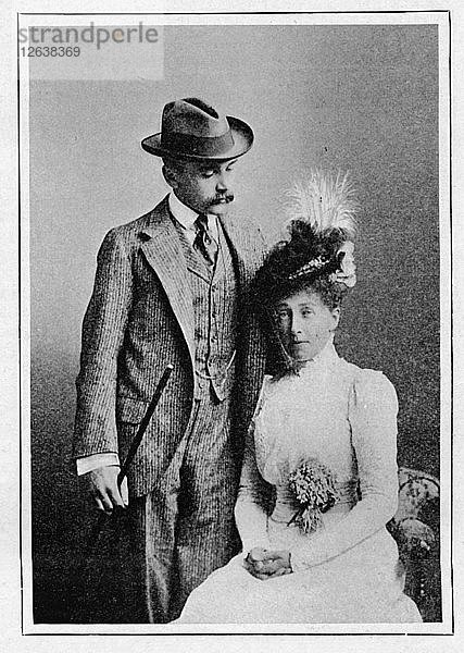 Prinzessin Stephanie von Österreich und Graf Lonyay  um 1903  (1903). Künstler: Lambert Western & Sohn.