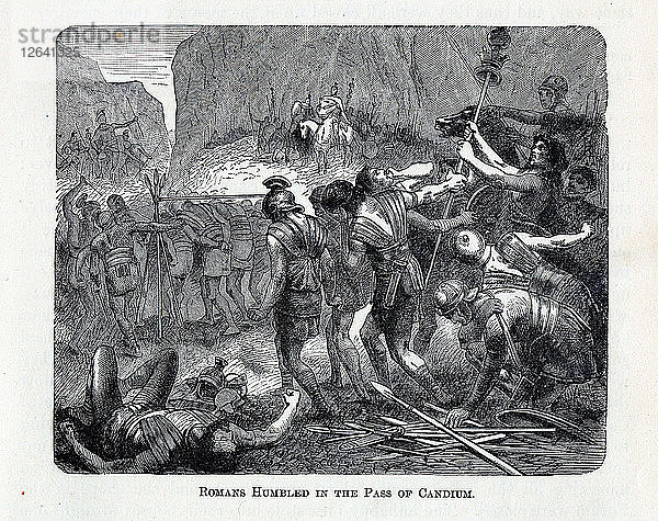 Demütige Römer auf dem Pass von Caudium  1882. Künstler: Anonym