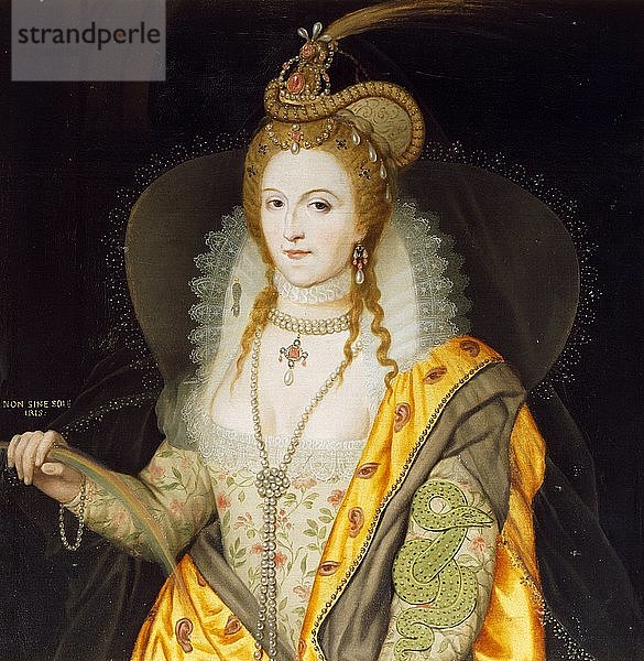 Porträt von Königin Elisabeth I.  1774. Künstler: Biagio Rebecca.