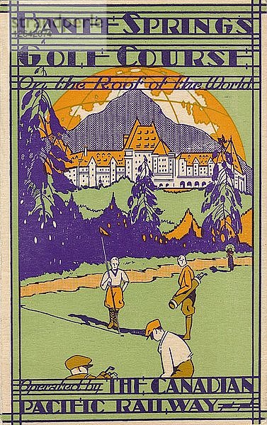 Banff Springs Golf Course  Scorekarte  um 1925. Künstler: Unbekannt.