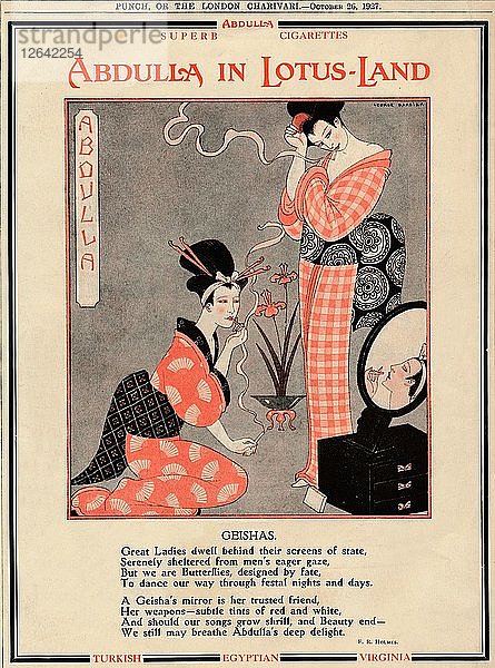 Abdulla im Lotus-Land - Geishas  1927. Künstler: Unbekannt.