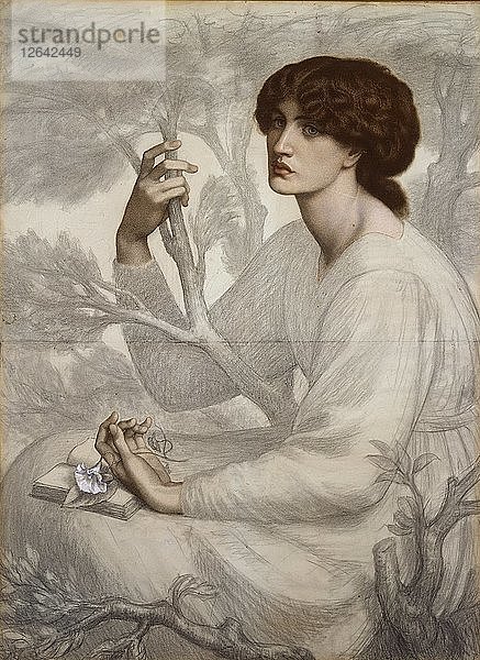 Der Tagtraum  spätes 19. Jahrhundert. Künstler: Dante Gabriel Rossetti.