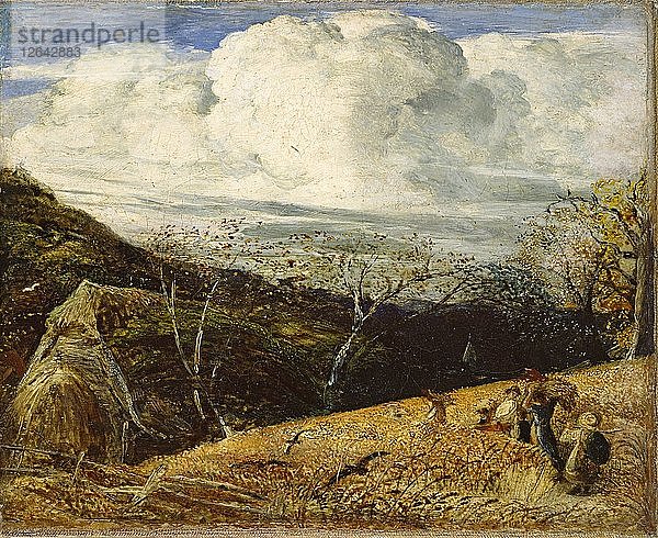 Die weiße Wolke  um 1833-1834. Künstler: Samuel Palmer.