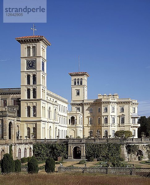 Osborne House  ca. 1990-2010. Künstler: Nigel Corrie.