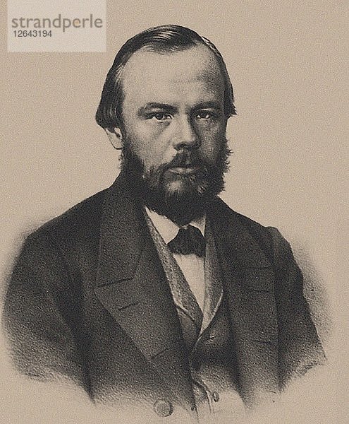 Porträt des Schriftstellers Fjodor Michajlowitsch Dostojewski (1821-1881)  1862.