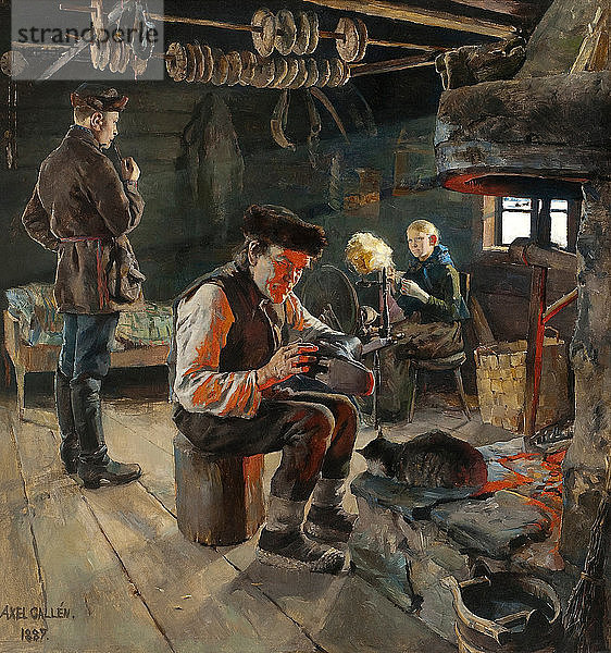 Das bäuerliche Leben  1887.