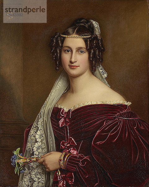 Porträt der Fürstin Maria Crescentia von Oettingen-Wallerstein (1806-1853)  1836.