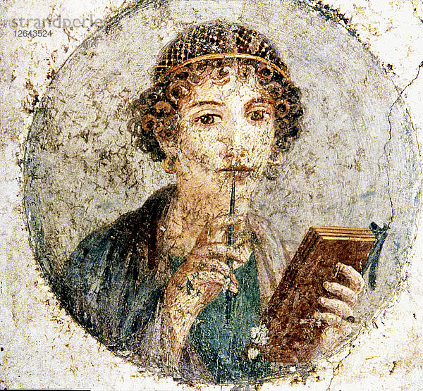 Sappho  frisch aus dem Herculaneum.